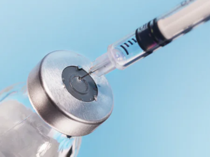bottle with needle (peptides)